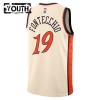 Canotte Bambino Detroit Pistons Simone Fontecchio Nike 2024-25 City Edition Bianco Swingman